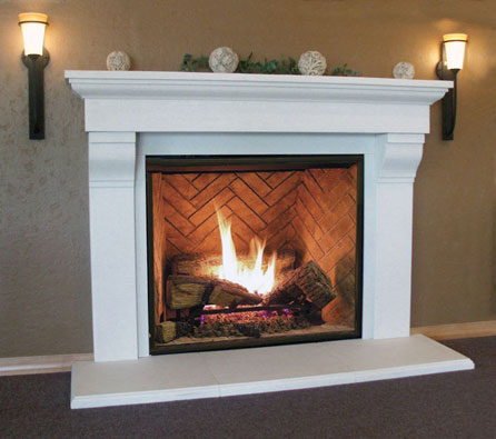 Dracme - Provencial-Cast-Stone-Fireplace-Mantel