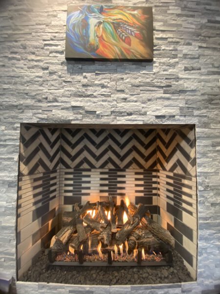 Mason-Lite Traditional Wood Burning Fireplace
