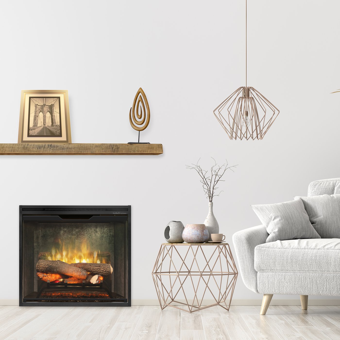 24��� Revillusion Built-in Electric FireplaceInsert by Dimplex